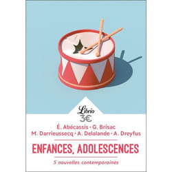 Enfances, adolescences - 5 nouvelles contemporaines