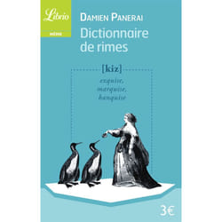 Dictionnaire de rimes - et petit traite de versification
