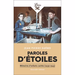 ISBN Paroles d’étoiles, 160 pages