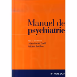 ISBN Manuel De Psychiatrie, Education, Français