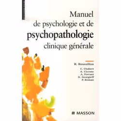 ISBN Manuel De Psychologie Et De Psychopathologie Clinique Generale, Psychologie, Français, Livre broché