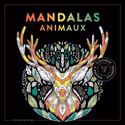 Black Coloriage - Mandalas animaux