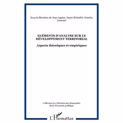 ISBN Elements D'Analyse Sur Le Developpement Territorial; Aspects Theoriques Et Empiriques, Littérature scientifique, Françai ...