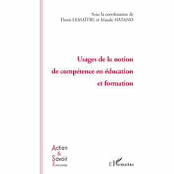 ISBN Usages De La Notion De Competence En Education Et Formation, société, Français, Livre broché