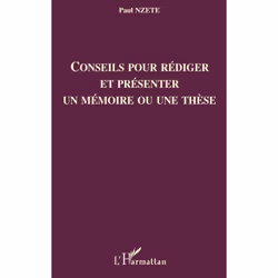ISBN Conseils Pour Rediger Et Presenter Un Memoire Ou Une These, Littérature, Français, Livre broché
