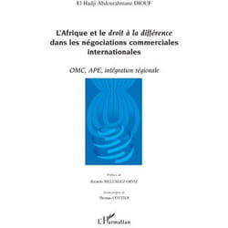 L'Afrique et le droit à la différence dans les négociations commerciales internationales