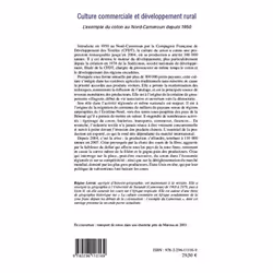 ISBN Culture Commerciale Et Developpement Rural L'Exemple; L'Exemple Du Coton Au Nord-Cameroun Depuis 1950, Business &amp; fi ...