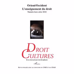 ISBN Revue Droit Et Cultures; Orient/Occident; L'Enseignement Du Droit, Education, Français