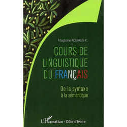 Cours de linguistique du français