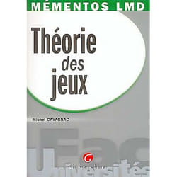 Mémentos lmd - théorie des jeux