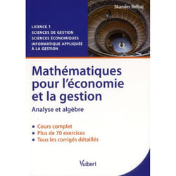 Mathématiques pour l'économie et la gestion