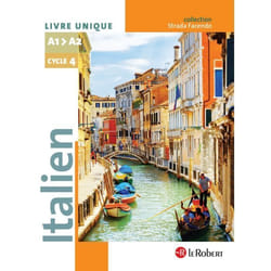 Italien Collège A1-A2 Cycle 4 - 5e-4e-3e - Strada facendo - Manuel de lélève