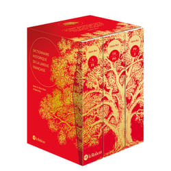 ISBN Dictionnaire Historique de la langue française - coffret 3 volumes - rouge : Le livre de