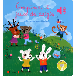 ISBN Comptines et jeux de doigts - Livre sonore avec 6 puce - Dès 1 an : Le livre de Sophie Rohrbach, 12 pages