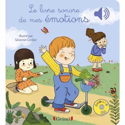 Gründ Le Livre Sonore De Mes Émotions, Carton, Multicolore
