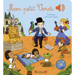 ISBN Mon petit Verdi - Livre sonore avec 6 puces - Dès 1 an : Le livre de Émilie Collet, Séverine Cordier, 12 pages