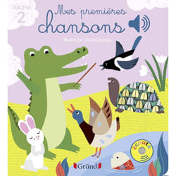 ISBN Mes premières chansons volume 2 - Livre sonore avec 6 puces - Dès 1 an : Le livre de Olivia Cosneau