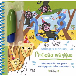 ISBN Pinceau magique - Animaux rigolos : Le livre de Mélusine Allirol, 14 pages