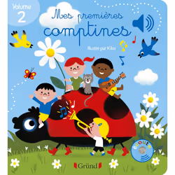 ISBN Mes premières comptines volume 2 - Livre sonore avec 6 puces - Dès 1 an : Le livre de Kiko, Kiko, 12 pages