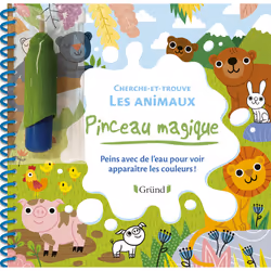 ISBN Pinceau magique - Cherche-et-trouve les animaux : Le livre de Lucile Ahrweiller, Lucile Ahrweiller, 14 pages