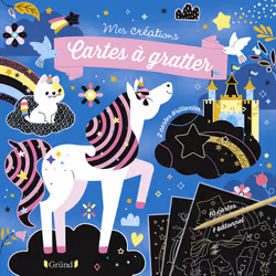 ISBN Pochette Cartes à gratter - Licornes et chevaux : Le livre de Clémentine Dérodit, Sport & loisirs, 10 pages
