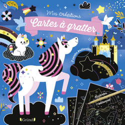 ISBN Pochette Cartes à gratter - Licornes et chevaux : Le livre de Clémentine Dérodit