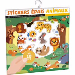 ISBN Stickers épais - Animaux : Le livre de Vanessa Vautier, 4 pages