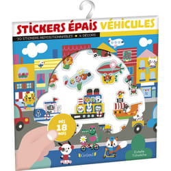 ISBN Stickers épais - Véhicules : Le livre de Estelle Tchatcha