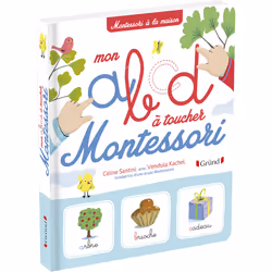 ISBN Mon abcd à toucher Montessori : Le livre de Céline Santini, Vendula Kachel, 24 pages