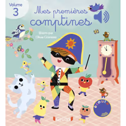 ISBN Mes premières comptines - Volume 3 : Le livre de Cosneau Olivia, 12 pages