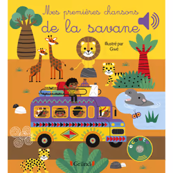 ISBN Mes premières chansons de la savane : Le livre de Gwé, 10 pages
