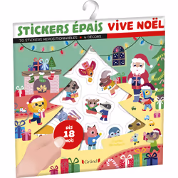 ISBN Stickers épais - Vive Noël ! : Le livre de Sophie Rohrbach, 4 pages