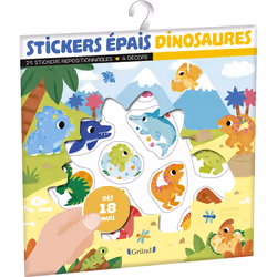 ISBN Stickers épais Dinosaures : Le livre de Vanessa Vautier, 4 pages
