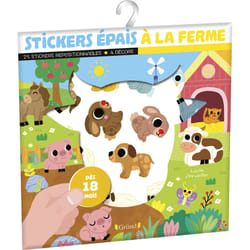 ISBN Stickers épais - À la ferme : Le livre de Lucile Ahrweiller