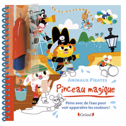 ISBN Pinceau magique - Animaux pirates : Le livre de Marine Fleury, 6 pages