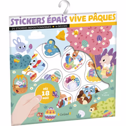 ISBN Stickers épais - Vive Pâques : Le livre de Léa Fabre, 14 pages