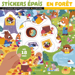 ISBN Stickers épais - En Forêt : Le livre de Léa Fabre, 4 pages
