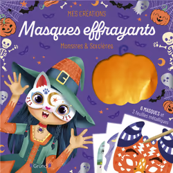 ISBN Pochette - Masques effrayants - Monstres et sorcières : Le livre de Eugénie Varone, Sport & loisirs, 6 pages