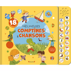 ISBN Mes joyeuses comptines et chansons (grand format avec boitier) : Le livre de Séverine Cordier, 36 pages