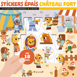 ISBN Stickers épais - Château fort : Le livre de Vanessa Vautier, 4 pages