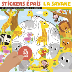 ISBN Stickers épais - Les animaux de la savane : Le livre de Marie Kyprianou