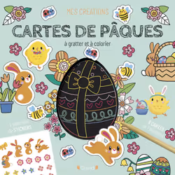 ISBN Cartes de Pâques à gratter et à colorier : Le livre de Estelle Tchatcha, Sport & loisirs, 8 pages