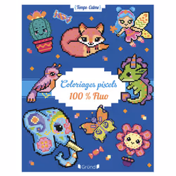 ISBN Coloriages pixels 100% fluo : Le livre de Eugénie Varone, 64 pages