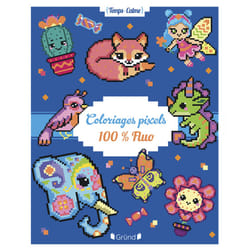ISBN Coloriages pixels 100% fluo : Le livre de Eugénie Varone