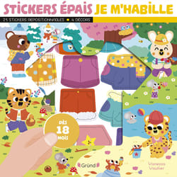 ISBN Stickers épais - Je m'habille : Le livre de Vanessa Vautier