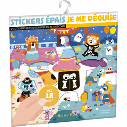 ISBN Stickers épais - Je me déguise ! : Le livre de Vanessa Vautier, 4 pages