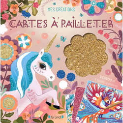 ISBN Cartes à pailleter licornes et animaux magiques : Le livre de Sophie Rohrbach, Sport & loisirs, 8 pages