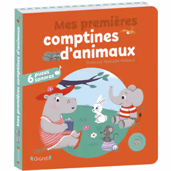 ISBN Mes premières comptines d'animaux : Le livre de Raphaëlle Michaud, 12 pages