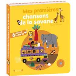 ISBN Mes premières chansons de la savane : Le livre de Gwé, 12 pages
