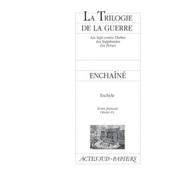 ISBN La Trilogie de la guerre suivi de Prométhée enchaîné